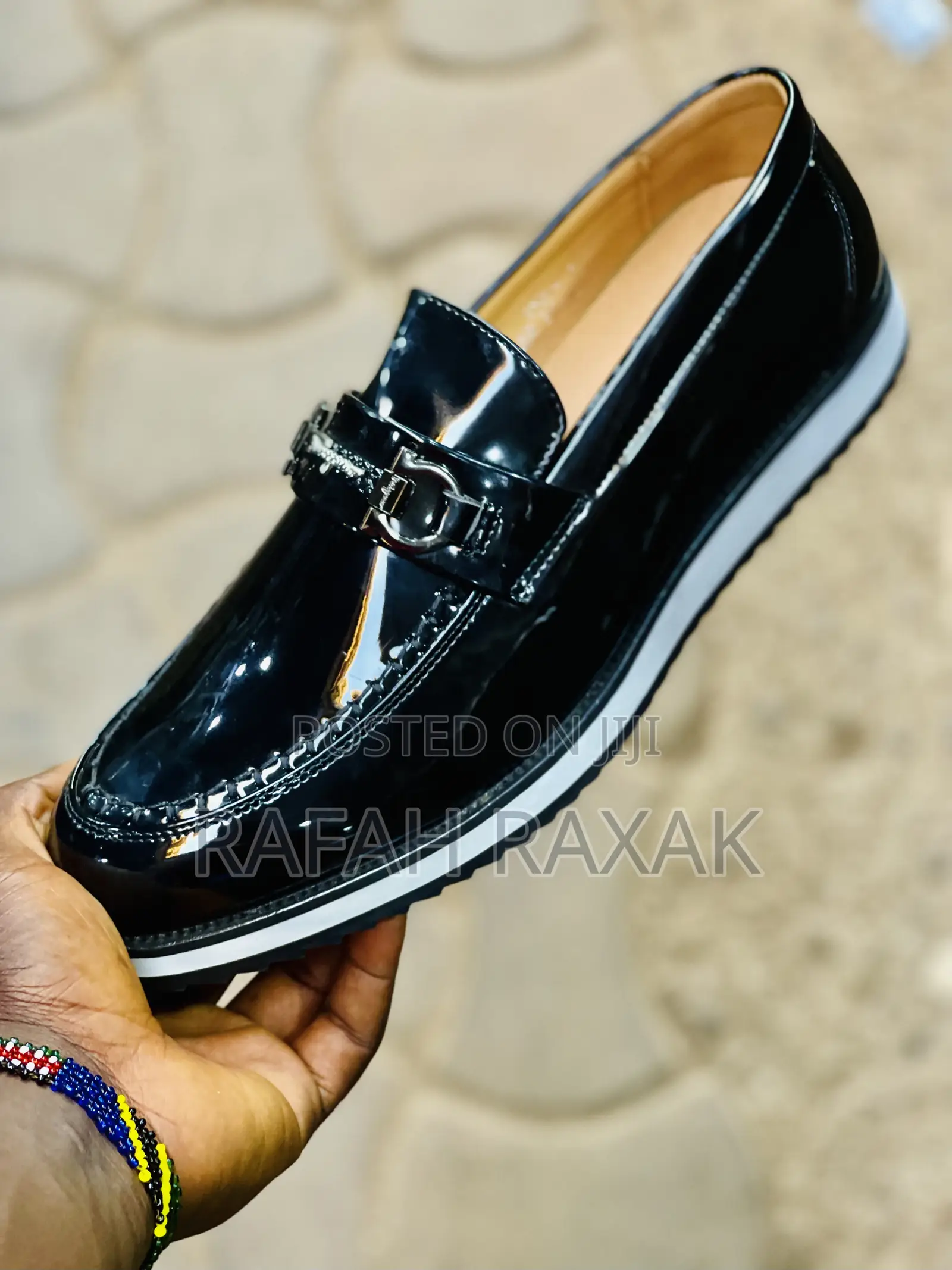 Original Men’S Shinny Mirror Casual Loafers