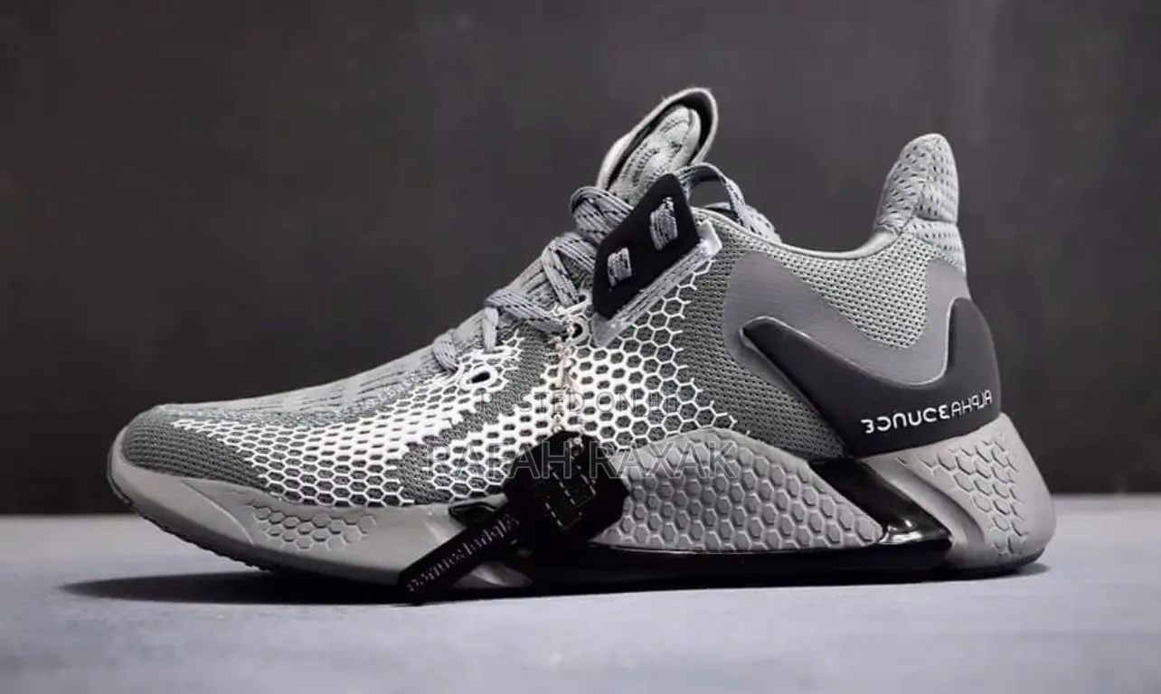 Original Grey Adidas Alpha Bounce Sneakers