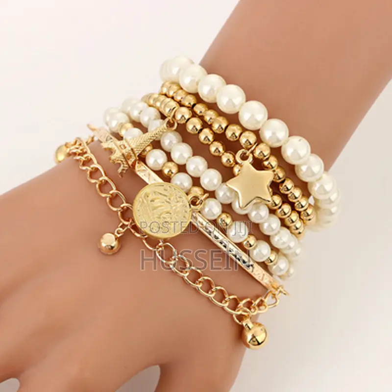 Tocona Bohemian Crystal Stone Bead Bracelet Set for Women