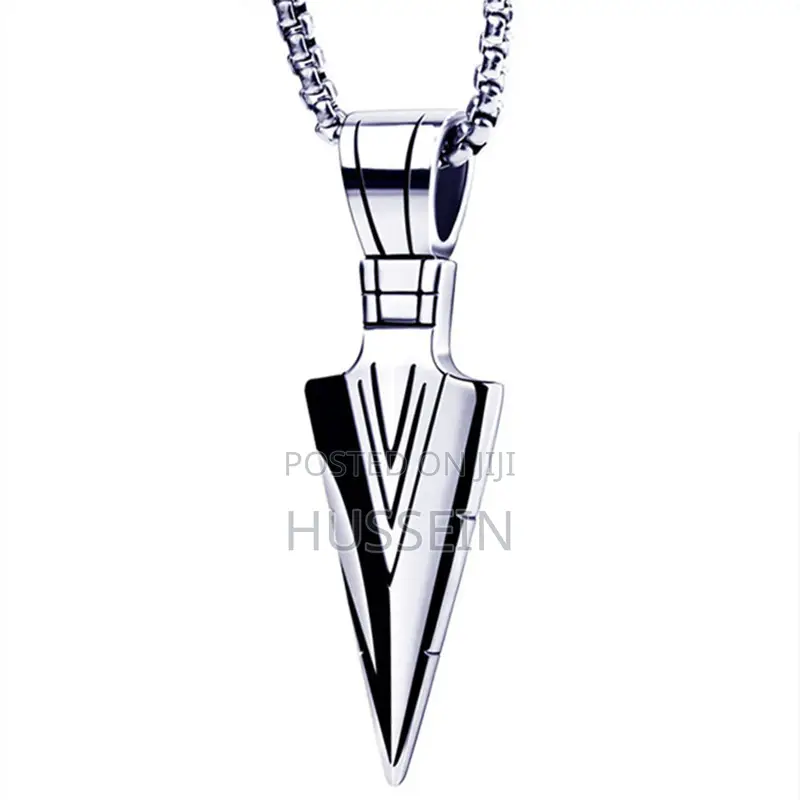 Fashion Men Triangle Arrow Necklace Indian Triangle Pendant