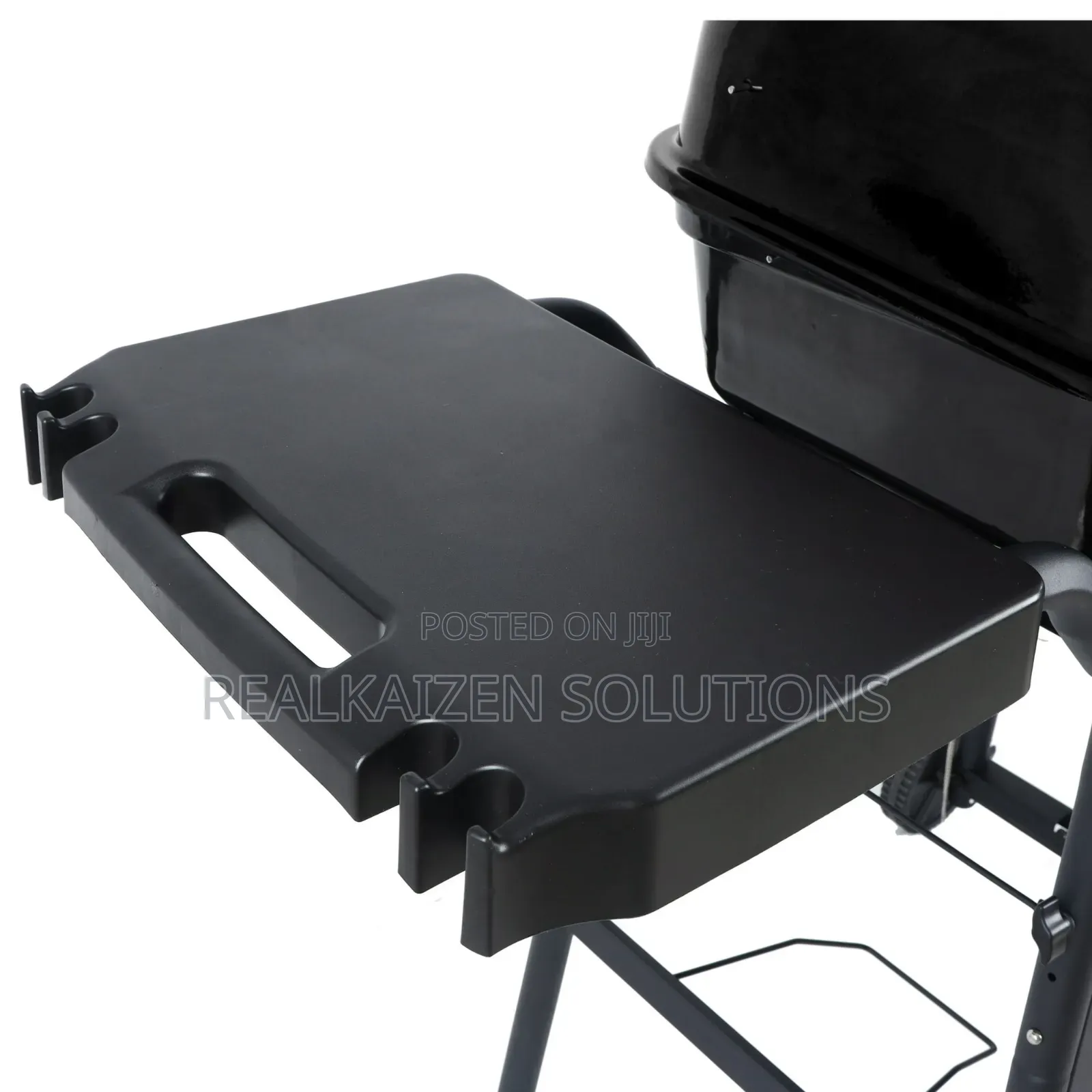 3 Burner Porcelain Coated LPG Gas Grill With Side Shelves