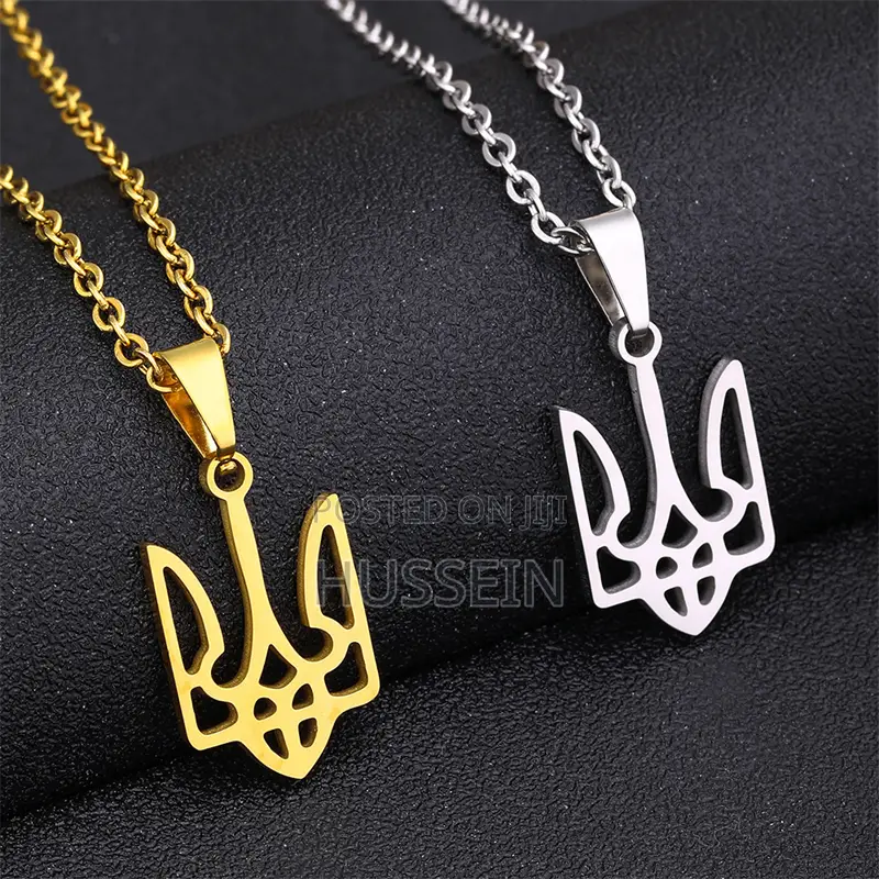 Africa Maps Ethiopian Map Flag Pendant Necklaces