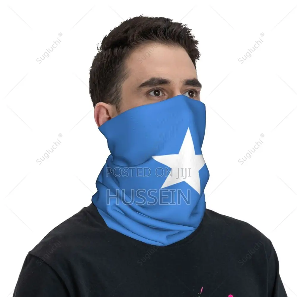 Somalia Flag Neckerchief Scarf Neck Face Mask