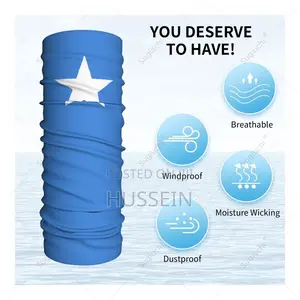 Somalia Flag Neckerchief Scarf Neck Face Mask