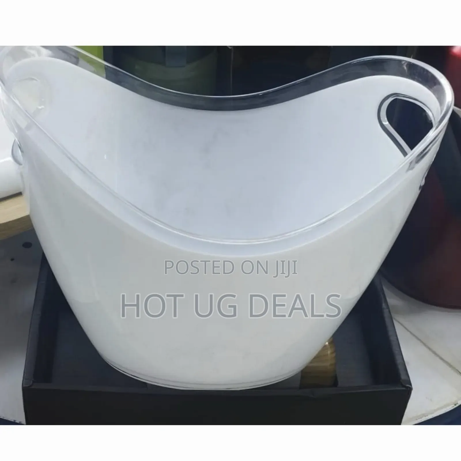 Acrylic 6 Bottle Champagne,Wine Ice Bucket, Colorless