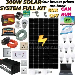 300W Complete Solar Energy System Kit