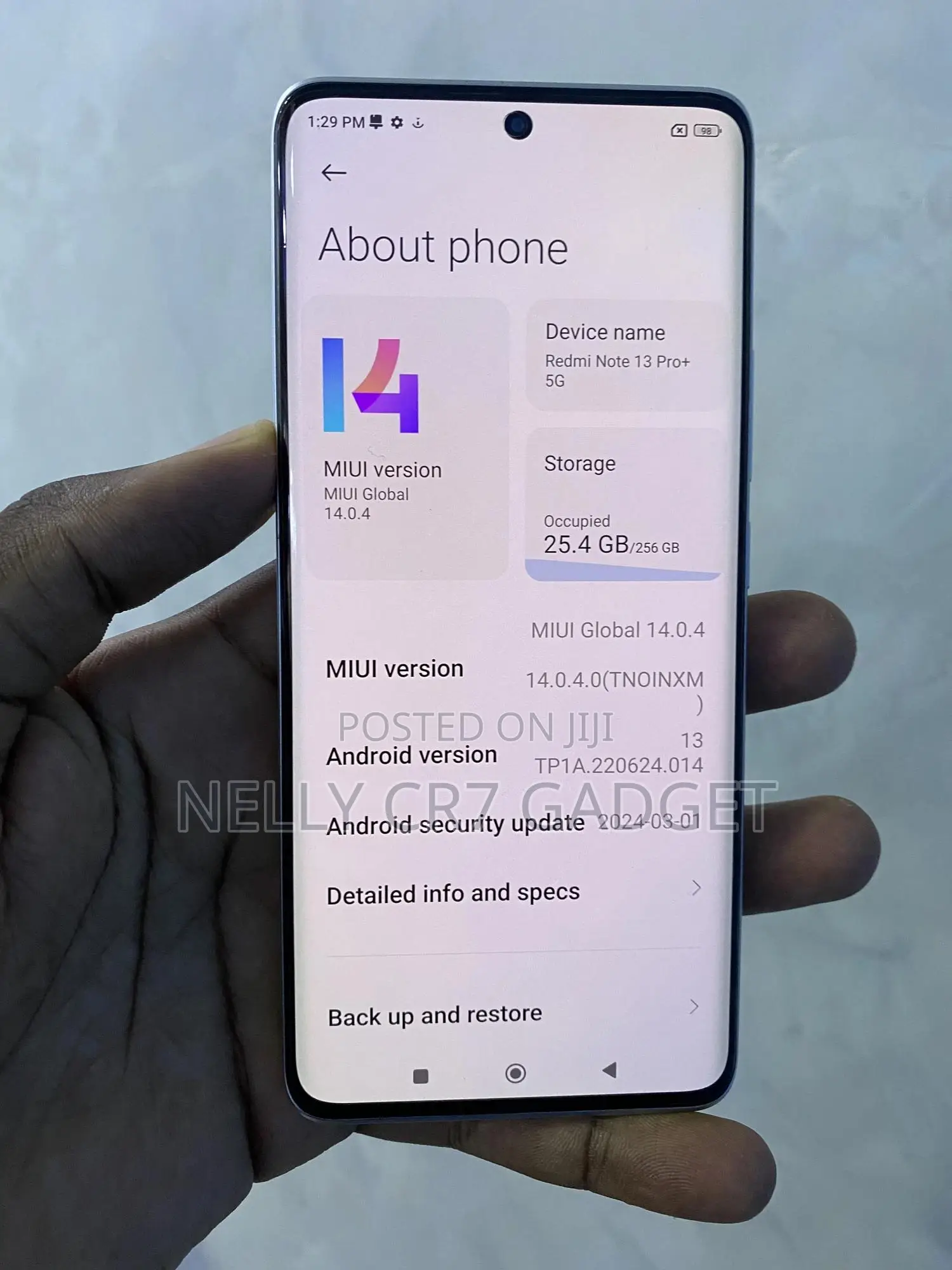 Xiaomi Redmi Note 13 Pro+ 256 GB White