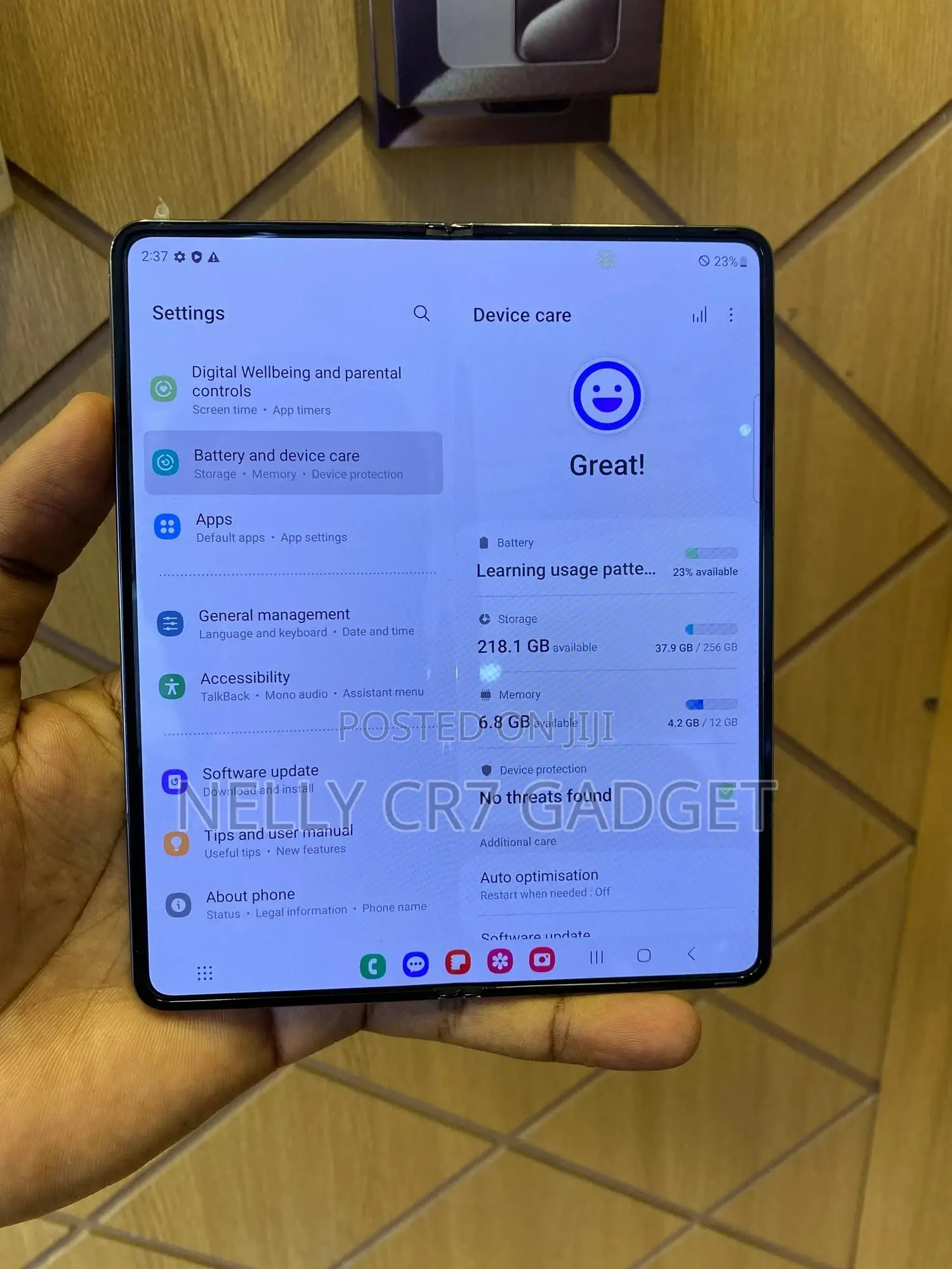 Samsung Galaxy Z Fold4 256 GB Black