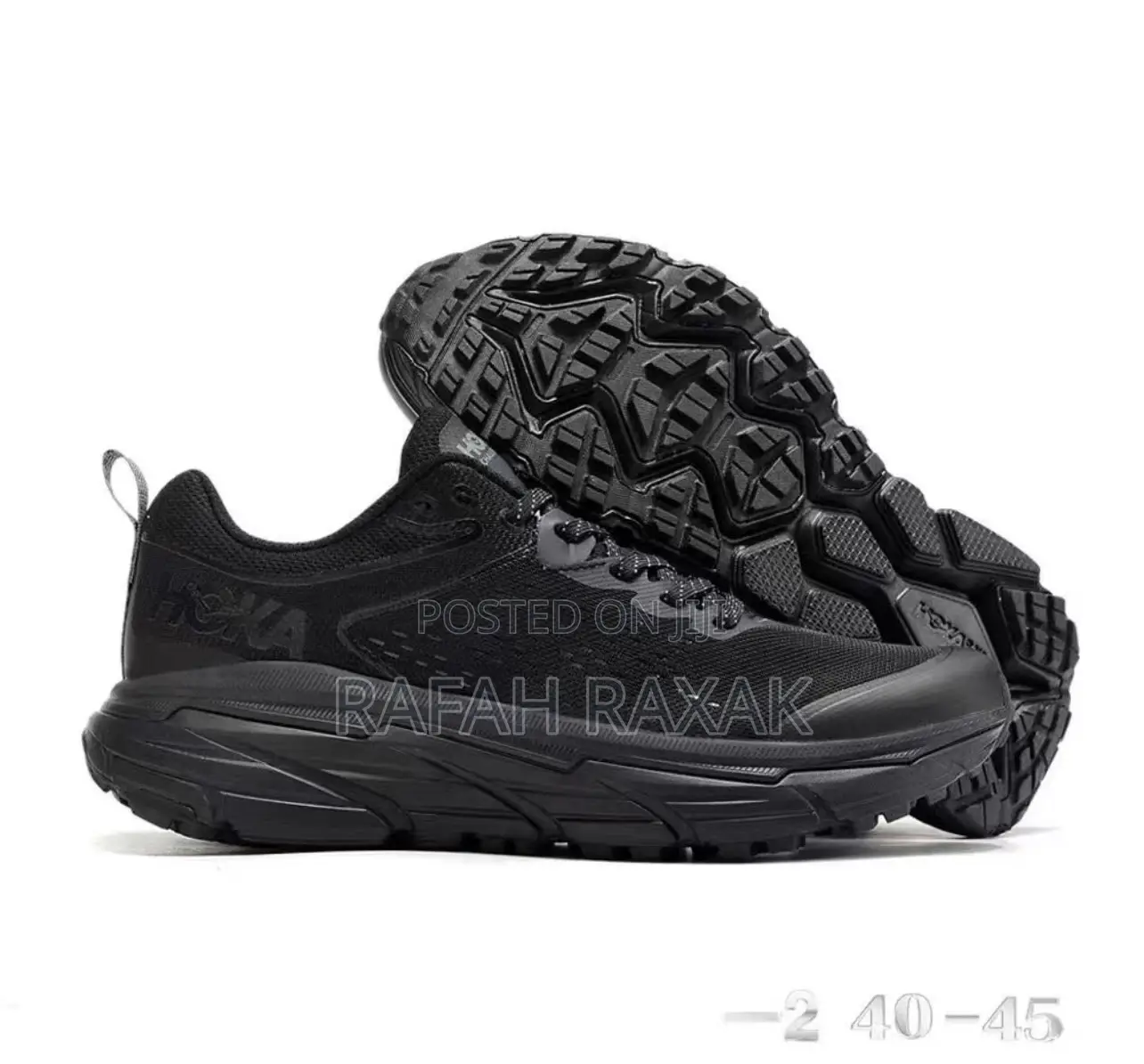 Original Triple Black HOKA Challenger One Running Sneakers
