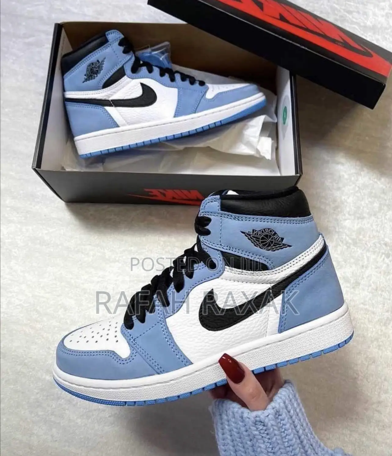 Original Nike Air Jordan 1 Retro High Top University Blue