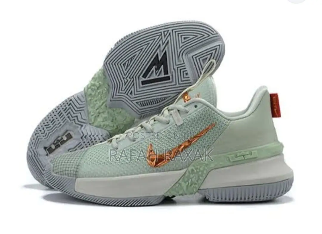 Nike Lebron Ambassador 13 Empire Jade Basketball Sneakers