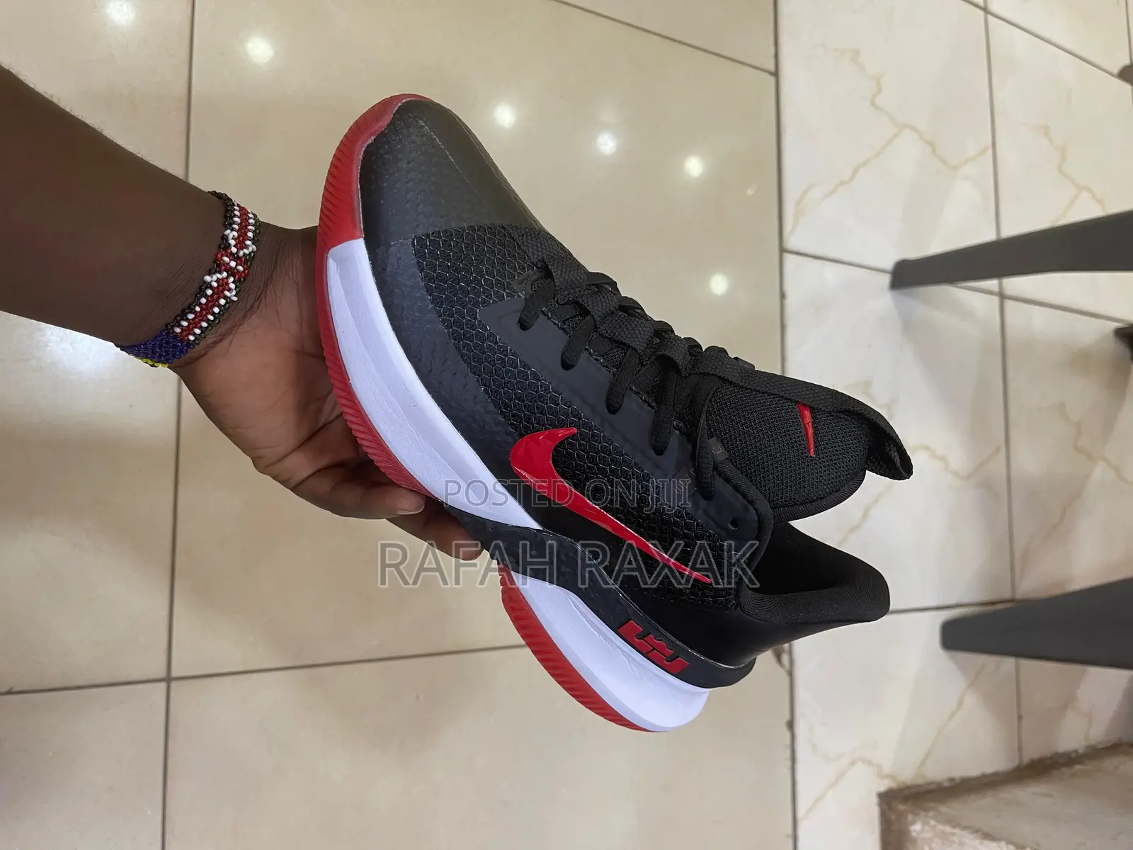 Nike Lebron Ambassador 13 Black/Red Basketball Shoes