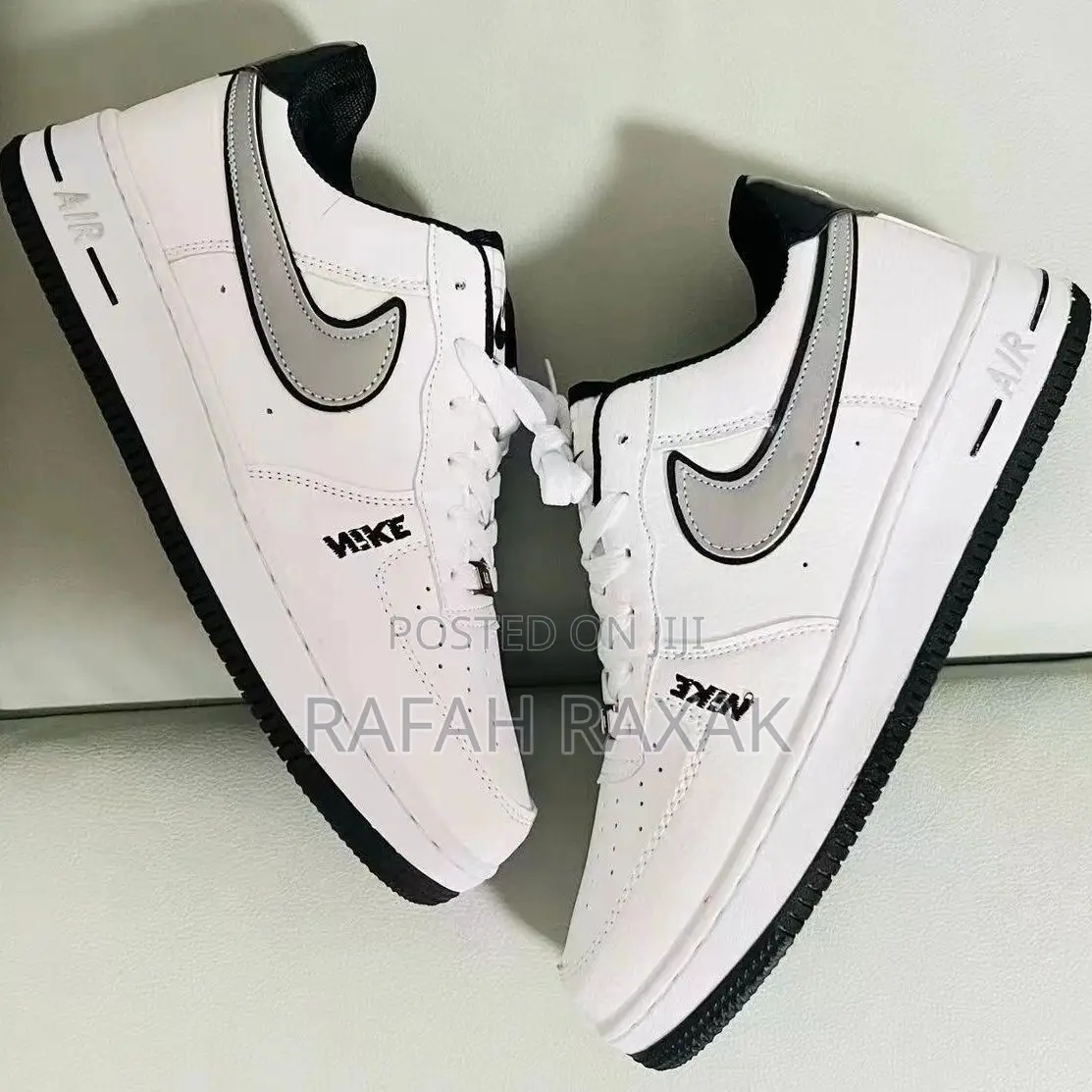 Original Nike Air Force 1 Low White Wolf Grey Sneaker