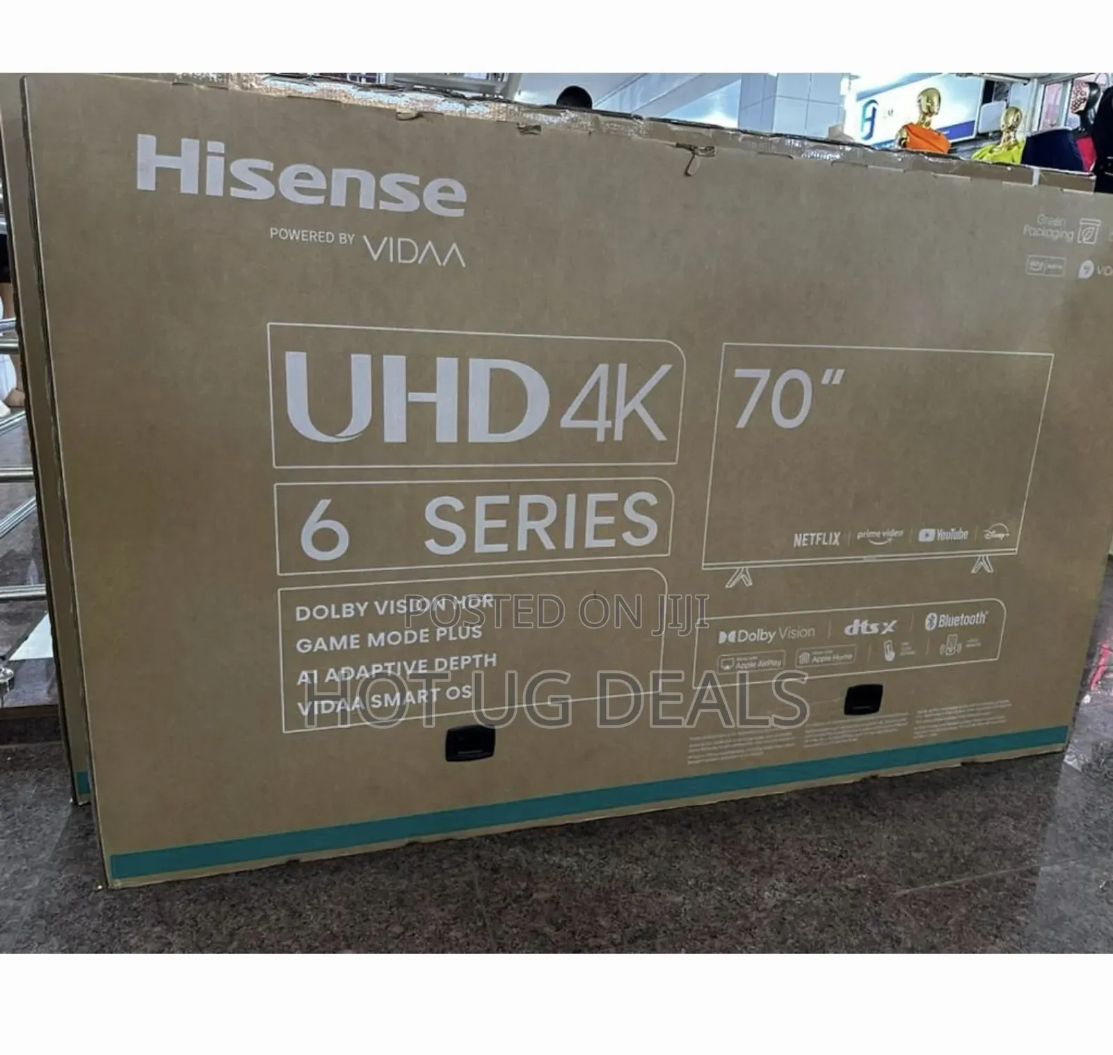 Hisense 70" Inch Model Ultra Hd Smart Tv Inbuilt Wifi