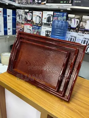 Wooden Tray Set 3pcs