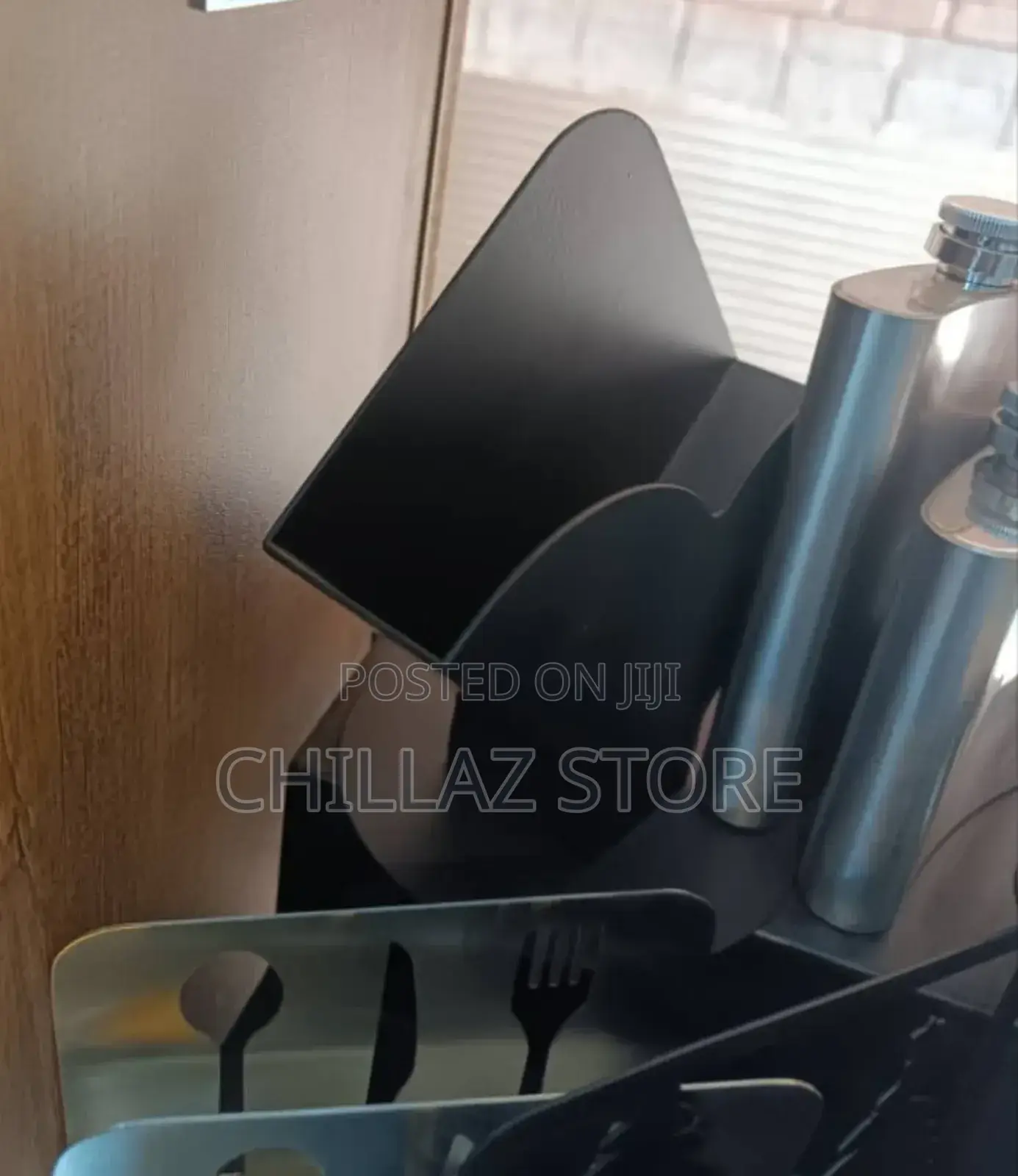 Black Tissue Holder