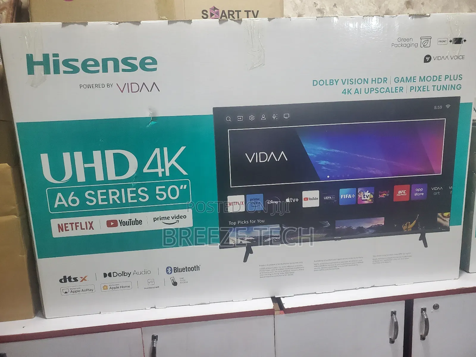 Hisense Smart Vidaa 50"Inch TV