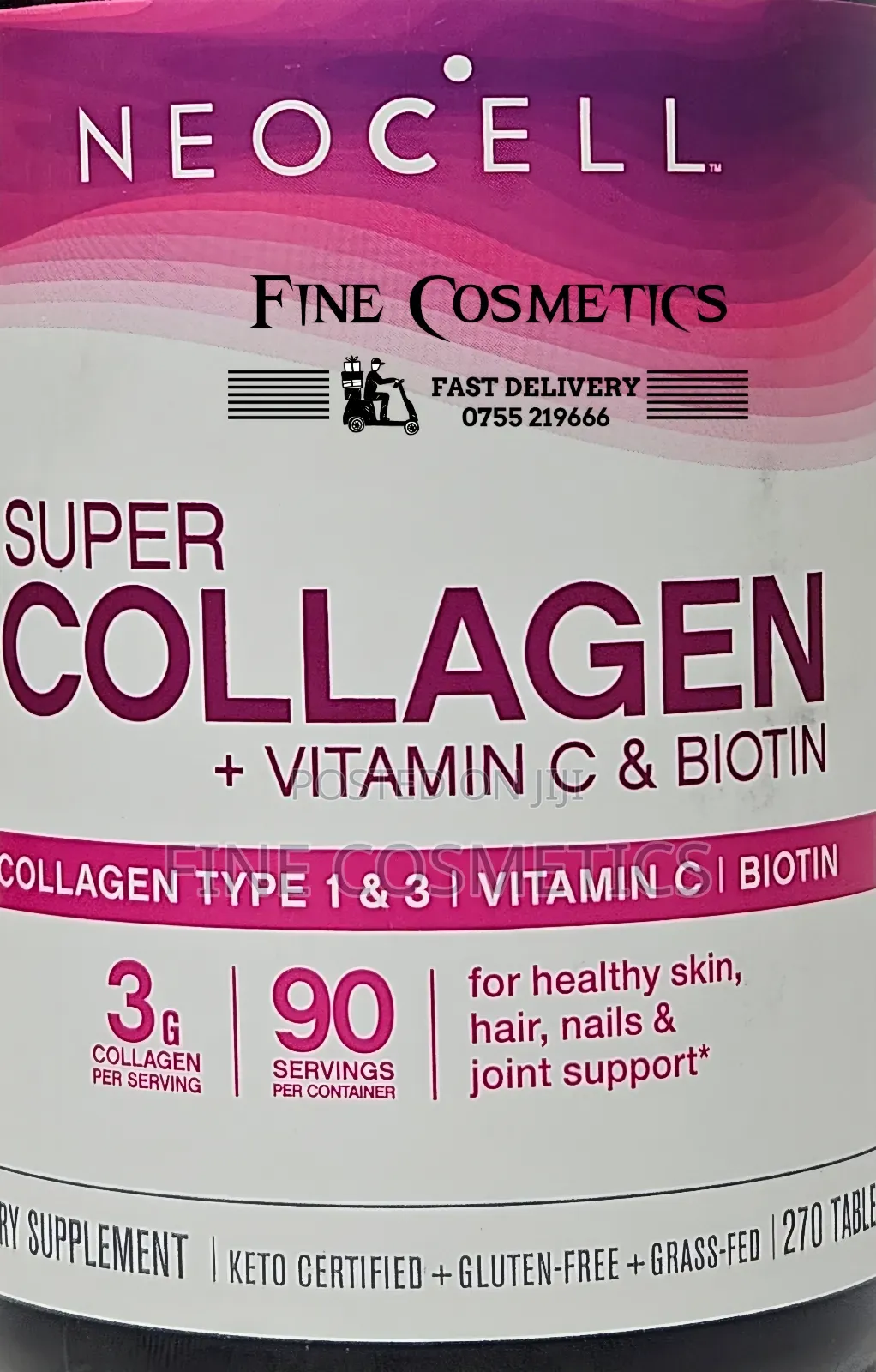 NEOCELL Super Collagen + Vitamin C and Biotin Skin Tablets