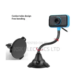 Web Cam Flexible Video Camera Computer With Microphone