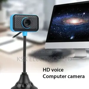 Web Cam Flexible Video Camera Computer With Microphone