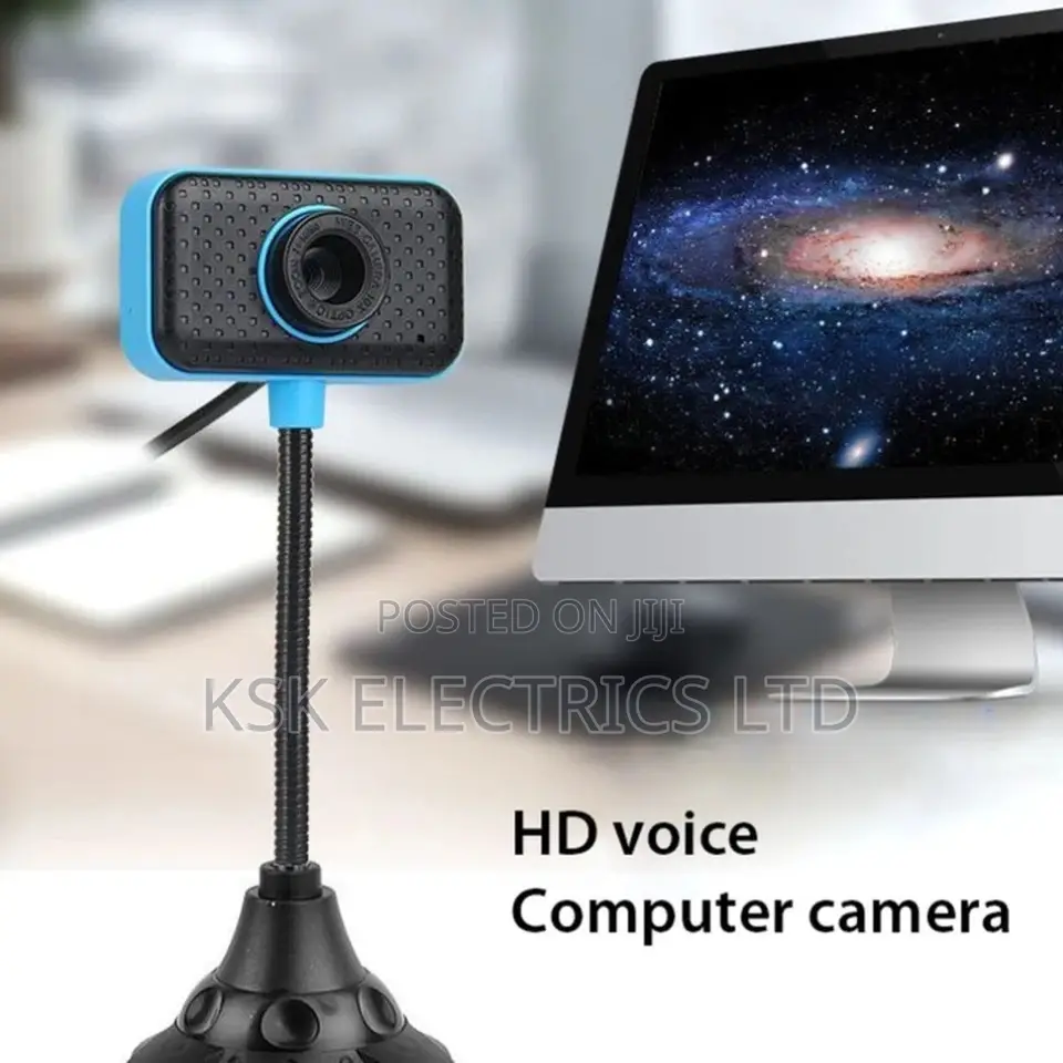 Web Cam Flexible Video Camera Computer With Microphone