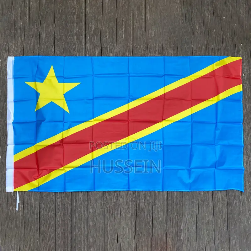 90 X 150cm Congo Flag Banner