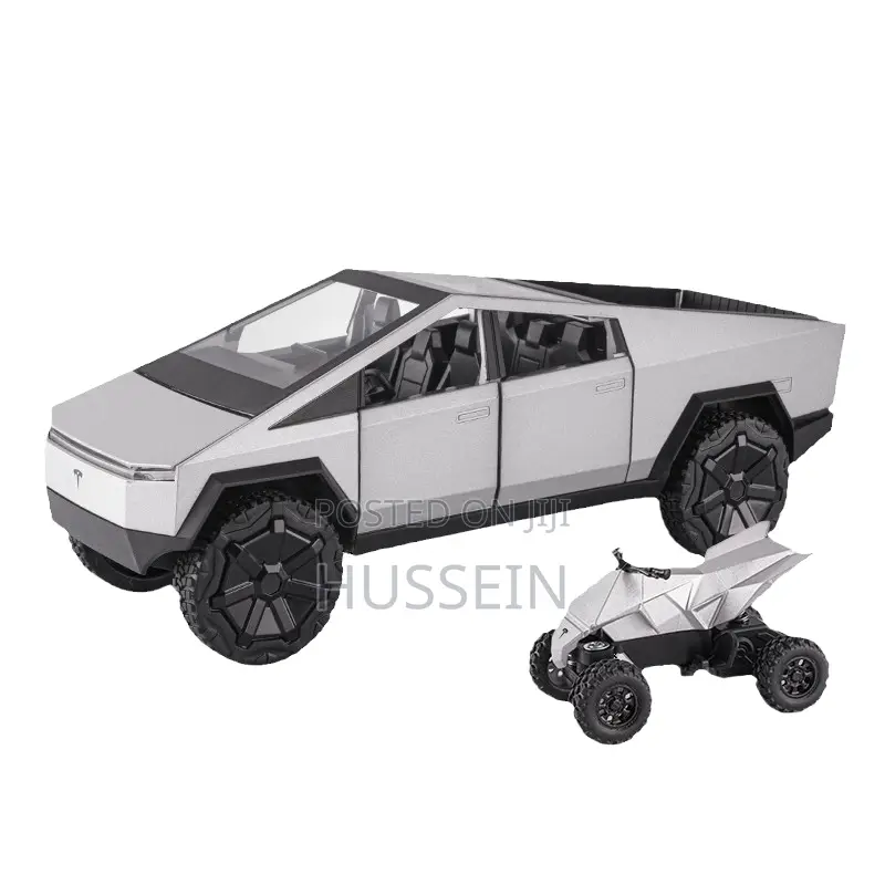 Tesla Pickup Model Alloy Car Simulation Toy Car