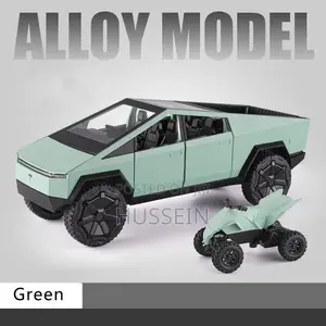 Tesla Pickup Model Alloy Car Simulation Toy Car