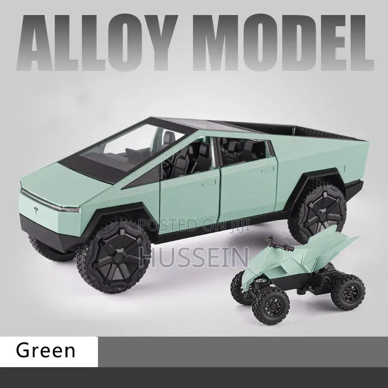Tesla Pickup Model Alloy Car Simulation Toy Car