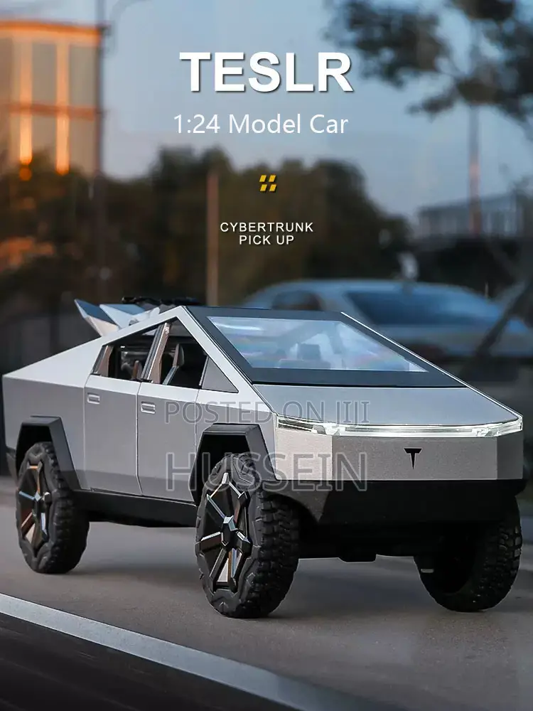Tesla Pickup Model Alloy Car Simulation Toy Car