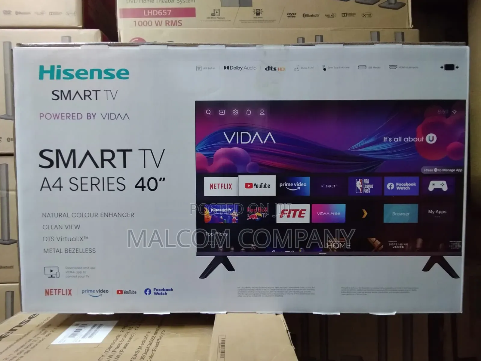40 Inches Hisense Smart Tv A4 Series Ie Free Delivery
