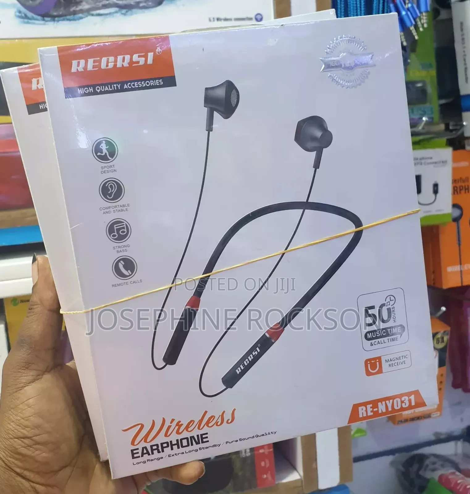 Wireless Earphone,Neckband Earphone,Recrsi Earphones