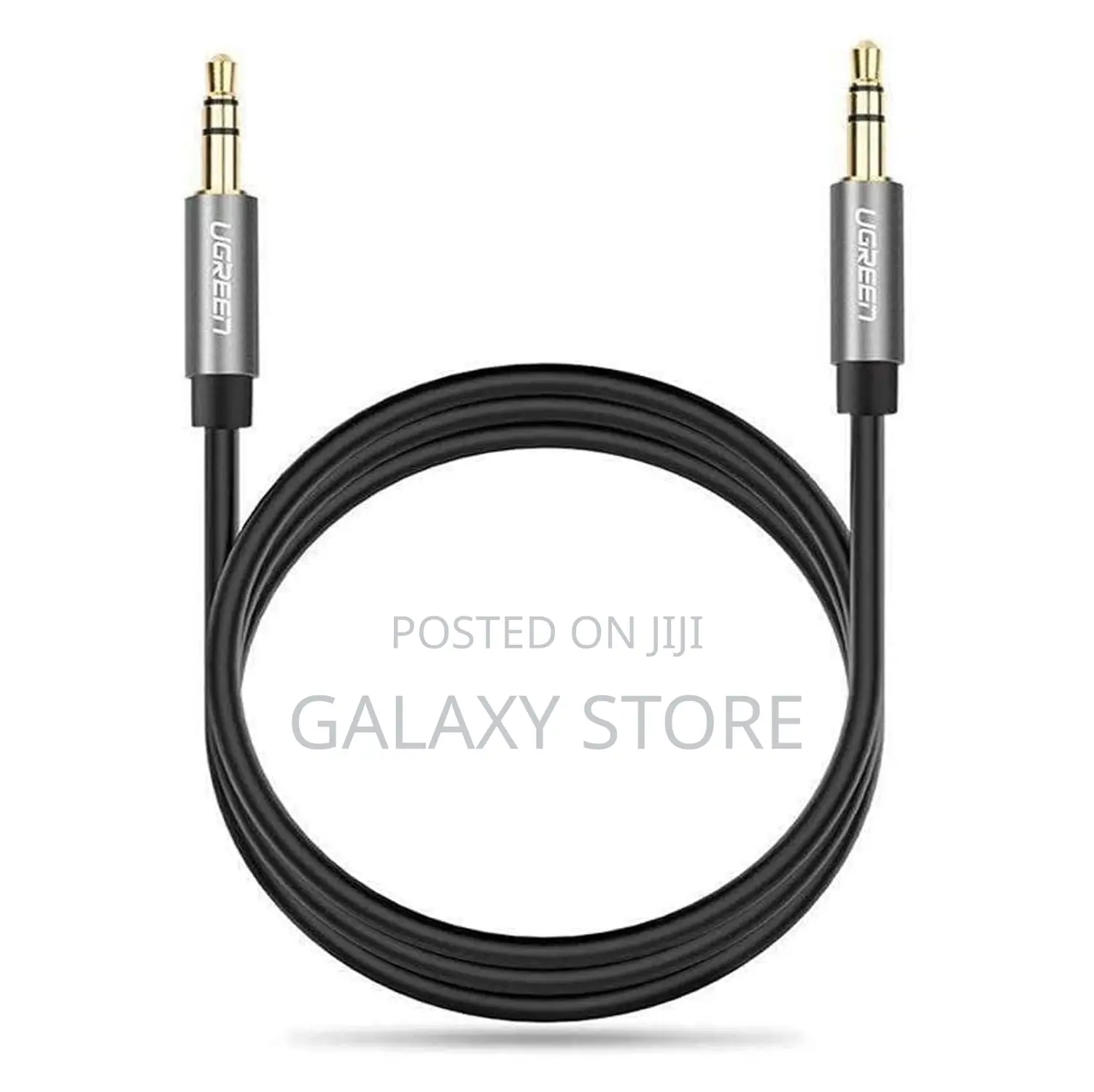 Aux Audio Cable Jack to Jack 3.5mm to 3.5mm 1.5m - Black.