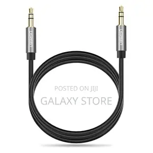 Aux Audio Cable Jack to Jack 3.5mm to 3.5mm 1.5m - Black.
