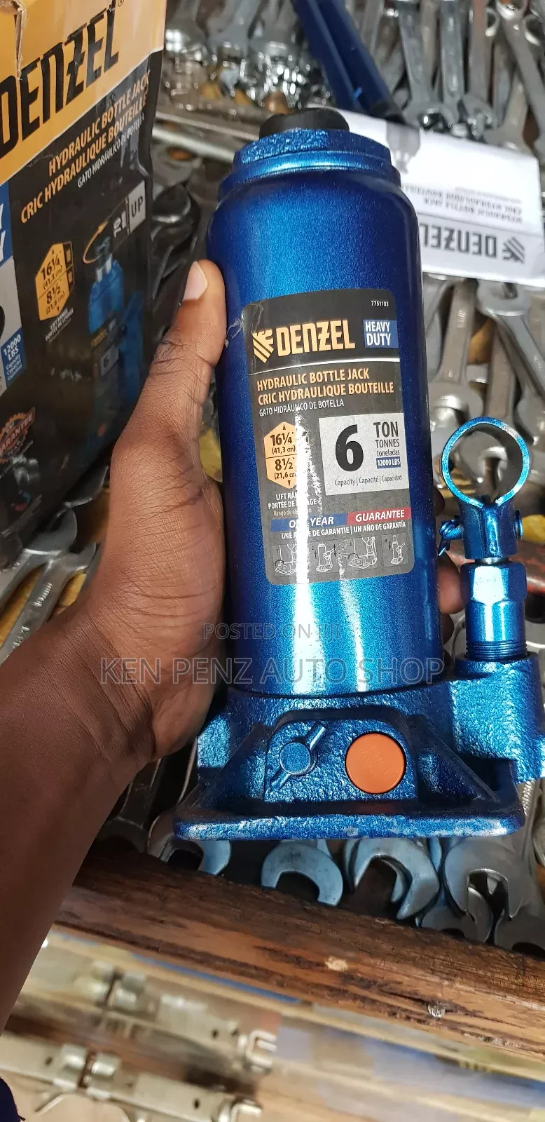 6tonne Denzel Car Hydraulic Jerk