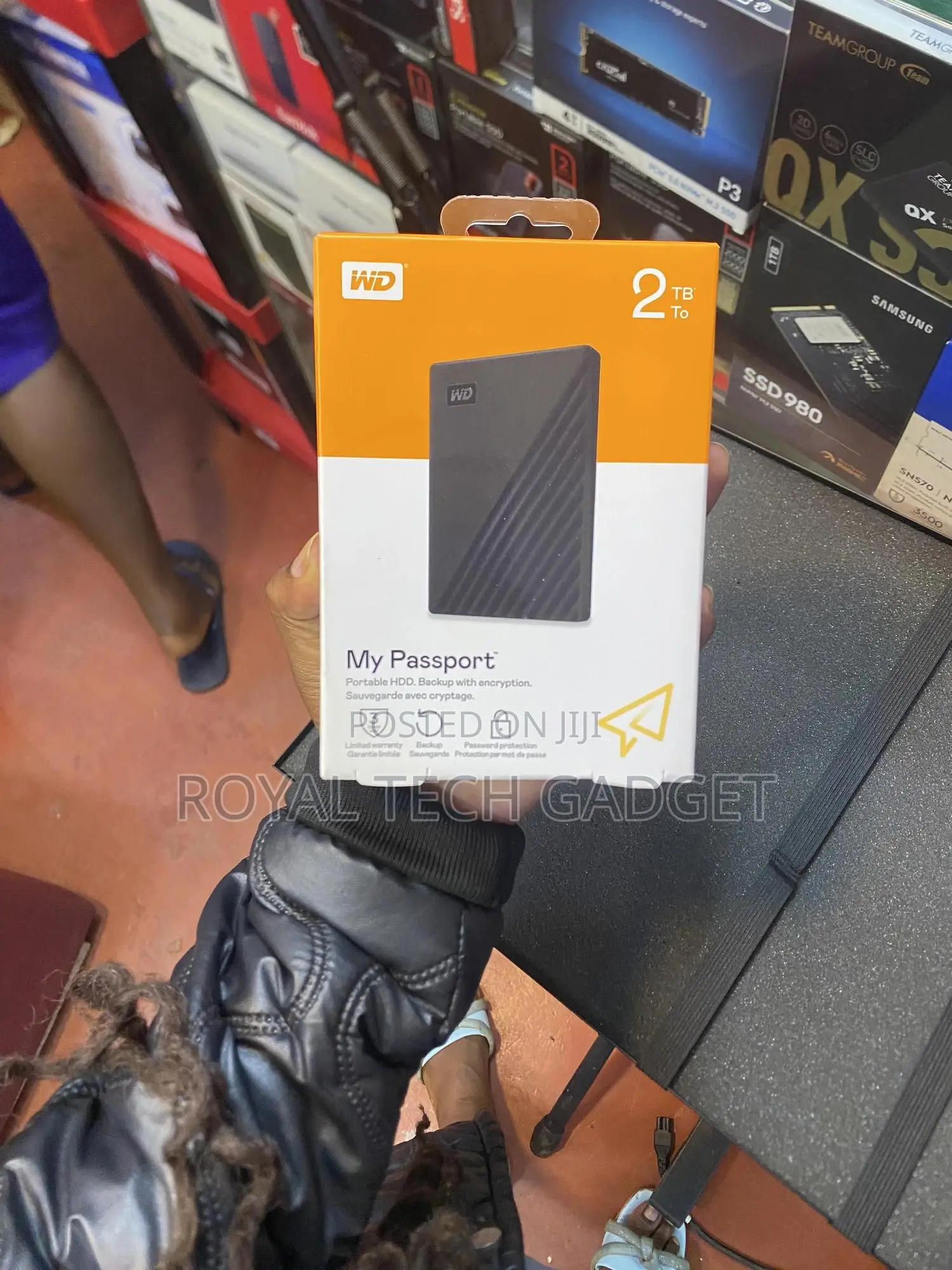 2tb Wd My Passport Portable External Drive