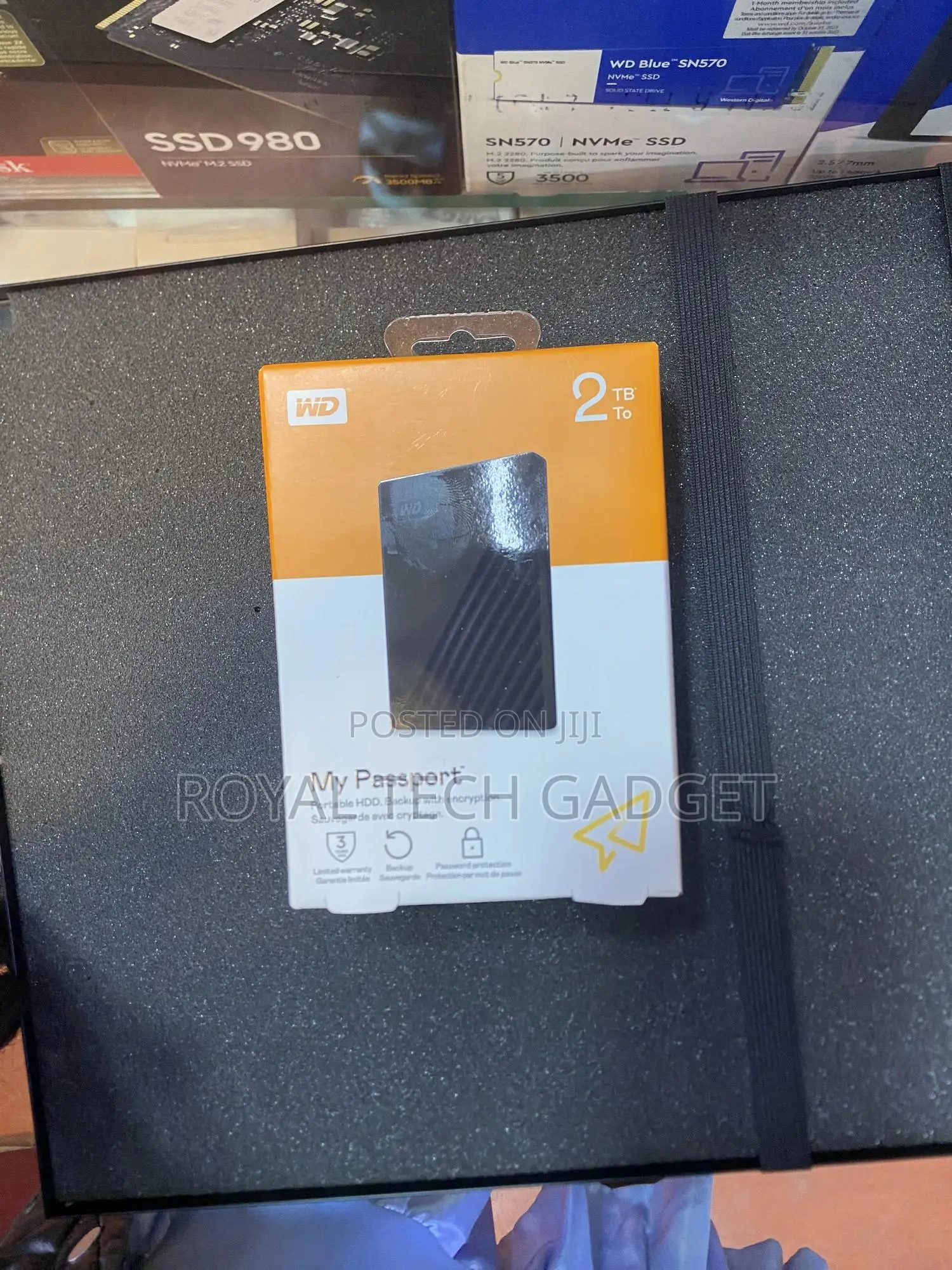 2tb Wd My Passport Portable External Drive