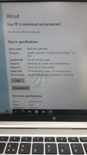 Laptop HP EliteBook 845 G7 16GB Intel Core I5 SSD 256GB