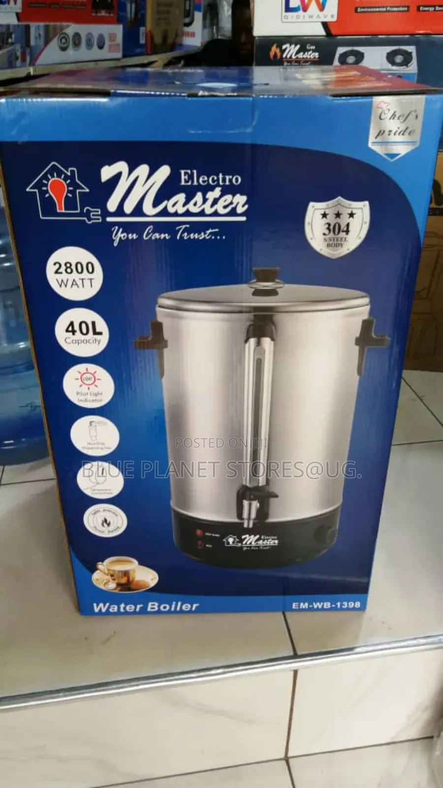 ELECTRO MASTER 40L Electric Water Boiler \\ 2800w_em-Wb-1398