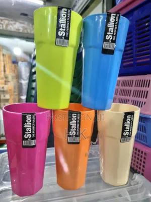 6pcs Durable Plastic Glasses