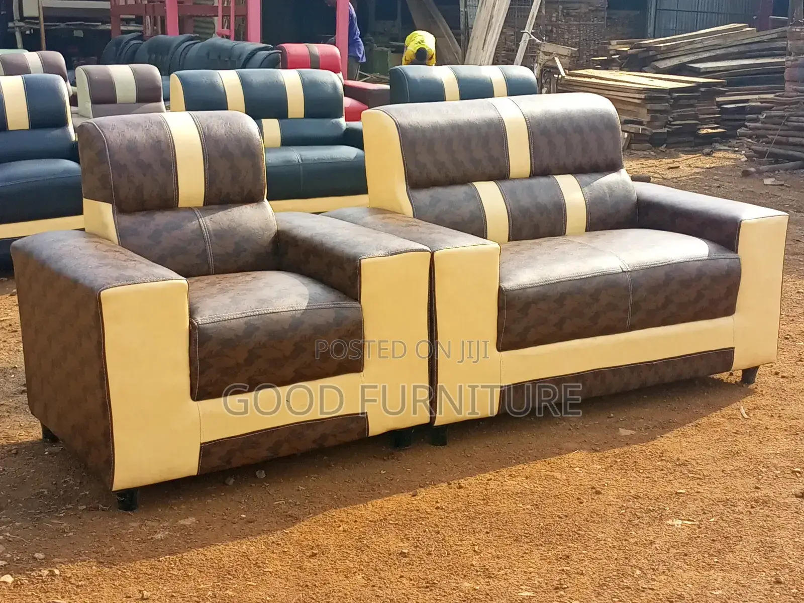 Unique Three Seater Sofa Set