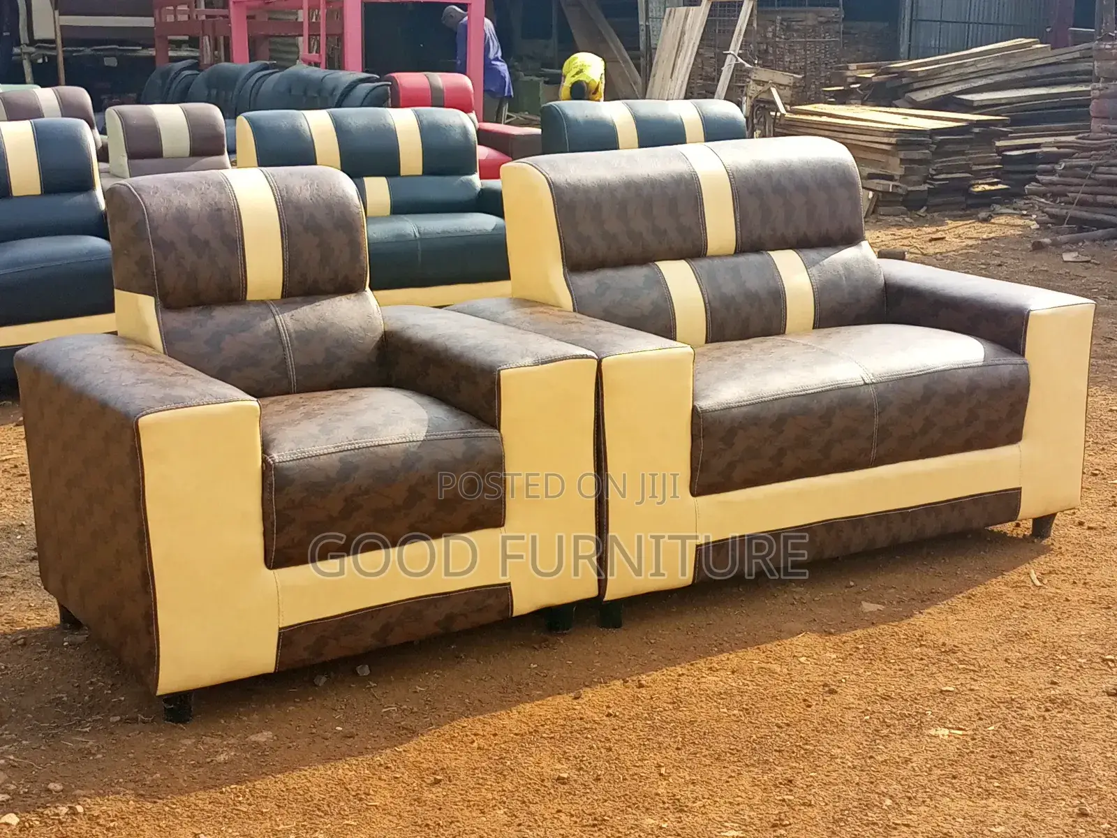 Unique Three Seater Sofa Set