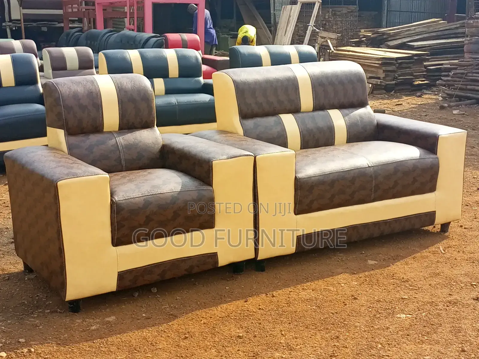Unique Three Seater Sofa Set