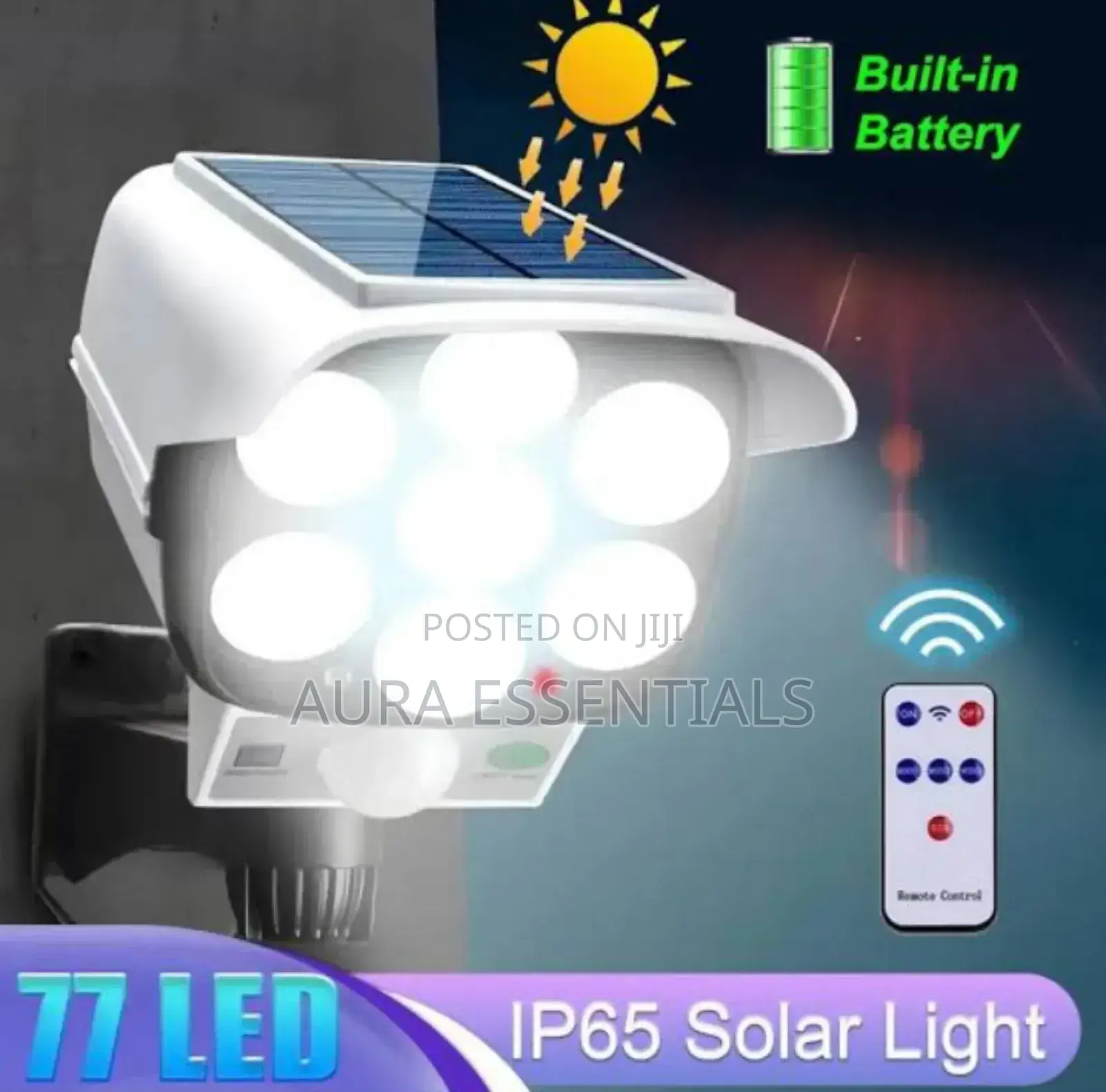 Dummy CCTV Motion Sensor Solar LED Lamp