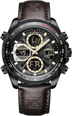 NAVIFORCE Sport Watches for Men Analog Quartz Chronograph