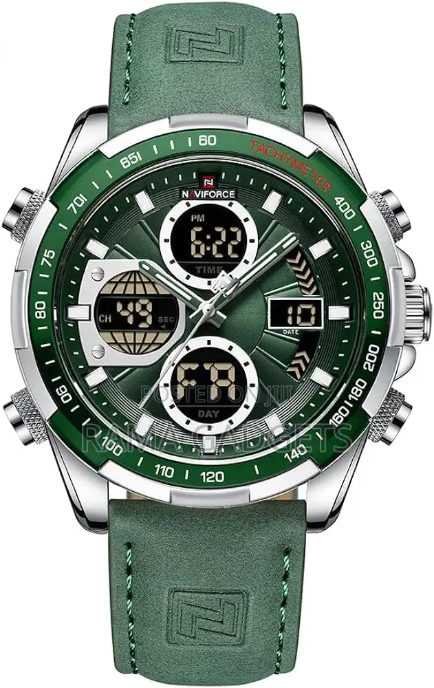 NAVIFORCE Sport Watches for Men Analog Quartz Chronograph