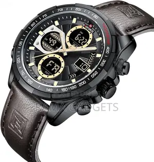 NAVIFORCE Sport Watches for Men Analog Quartz Chronograph
