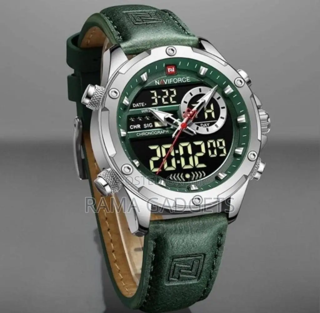 NAVIFORCE Men's Military Digital Watches Analog Waterproof