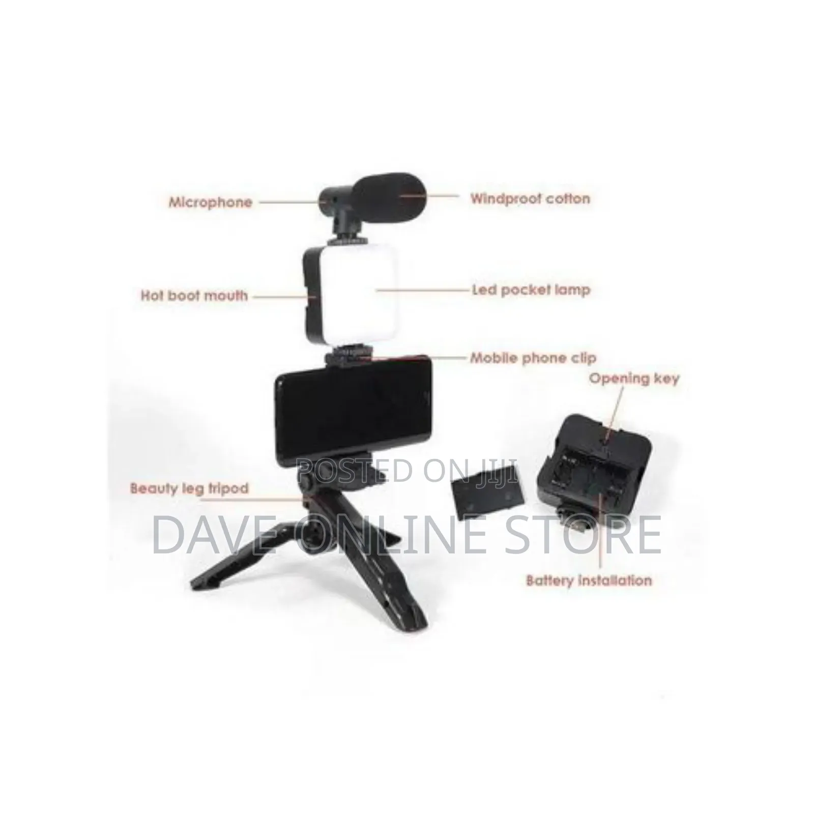 Tripod Recording Portable Stabilizer Cell Phone Tripod