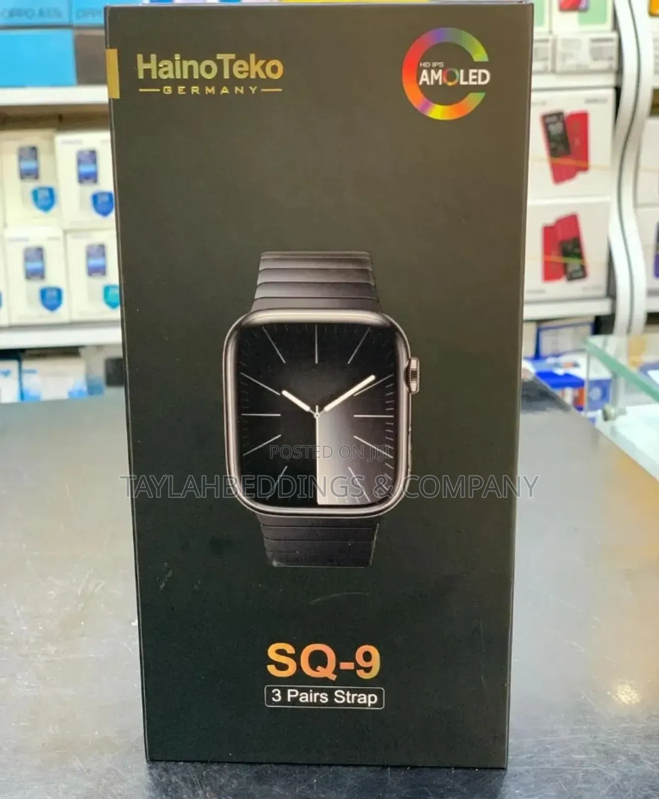 Hainoteko SQ-9 Smart Watch Black Hainoteko SQ-9 (AMOLED)
